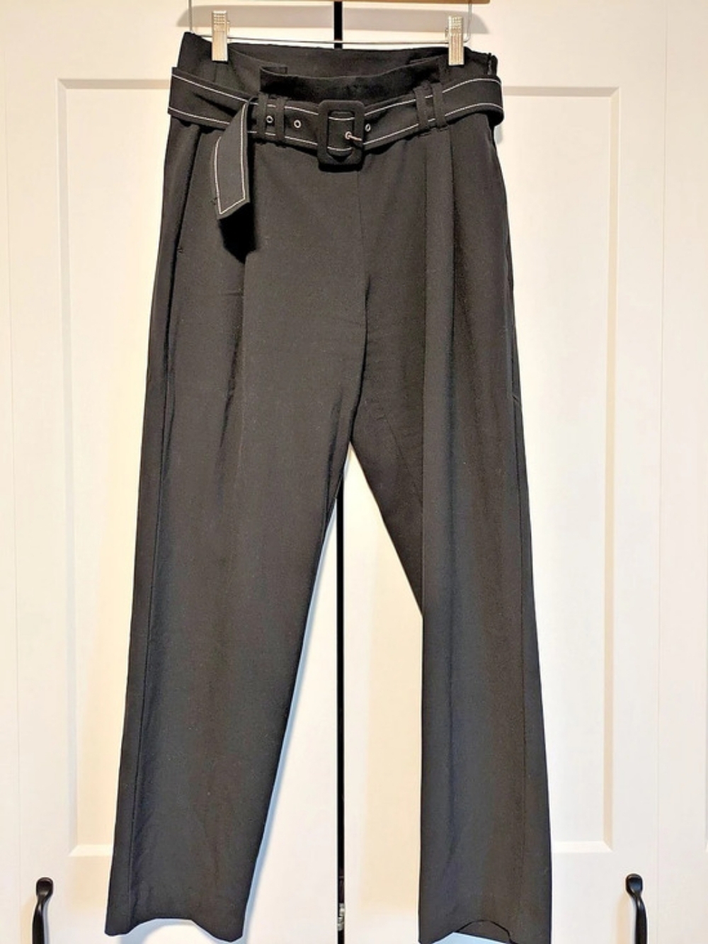 Olsen Lisa Straight Fit Trouser Pants Black Size 42